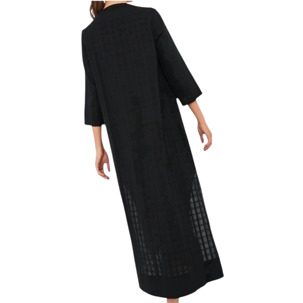 Pomander‎ Place Carolina Caftan Dress Black Maxi Size Small - Picture 4 of 11